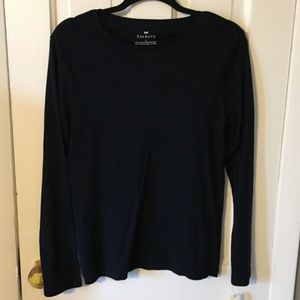 🔥Talbots Long-sleeve Navy Blue Shirt
